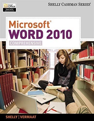 Tapa de Microsoft Word 2010: Comprehensive (SAM 2010 Compatible Products)