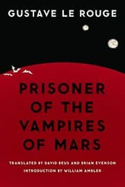 Tapa de Prisoner of the Vampires of Mars (Bison Frontiers of Imagination)