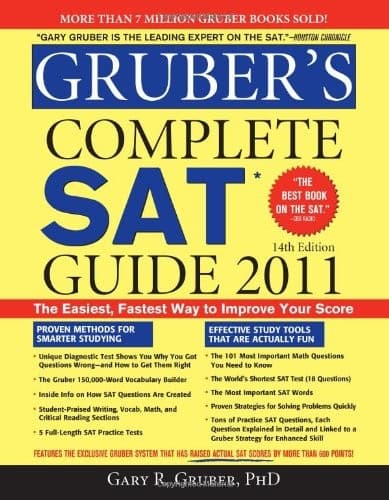 Tapa de Gruber's Complete SAT Guide 2011