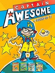 Tapa de Captain Awesome 4-Books-in-1: Captain Awesome Takes a Dive; Captain Awesome, Soccer Star; Captain Awesome Saves the Winter Wonderland; Captain Awesome and the Ultimate Spelling Bee
