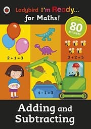 Tapa de I'm Ready for Maths Sticker Workbook Adding and Subtracting (Ladybird I'm Ready)