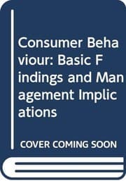 Tapa de Consumer Behaviour: Basic Findings and Management Implications