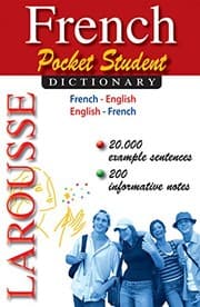 Tapa de Larousse Pocket Student Dictionary French-English/English-French (French and English Edition)