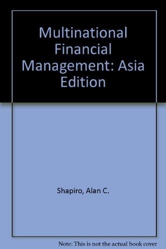 Tapa de Multinational Financial Management