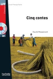 Tapa de Cinq Contes + CD Audio MP3 (B1) (Lff (Lire En Francais Facile)) (French Edition)