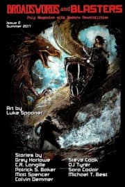 Tapa de Broadswords and Blasters Issue 2: Pulp Magazine with Modern Sensibilities (Volume 2)