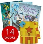 Tapa de Winnie The Witch Collection and Satchel Complete Entire Collection 14 Books (Winnie the Witch, Winnie in Winter, Winnie Flies Again, Winnie's Magic Wand, Winnie's New Computer, Winnie at the Seaside, Winnie's Midnight Dragon, Happy Birthday Winnie!, Winnie's Flying Carpet, Winnie's Amazing Pumpkin, Winnie in Space, Winnie Under the Sea, Winnie's Dinosaur Day, Winnie's Pirate Adventure)