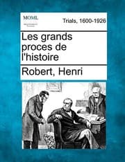Tapa de Les grands proces de l'histoire