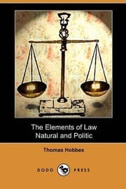Tapa de The Elements of Law, Natural and Politic (Dodo Press) (Oxford Worlds Classics)