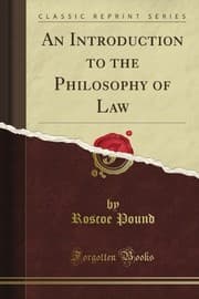 Tapa de An Introduction to the Philosophy of Law the By Roscoe Pound (Classic Reprint)