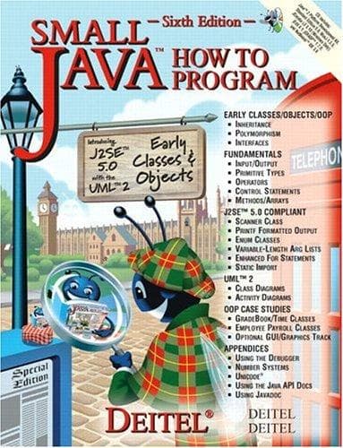 Tapa de Small Java How to Program (6th Edition) (How to Program (Deitel))