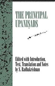 Tapa de The Principal Upanisads (Philosophy of Religion)