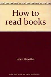 Tapa de How to read books