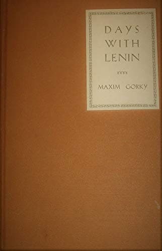 Tapa de Days with Lenin,