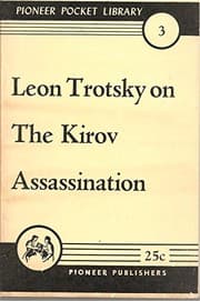 Tapa de Leon Trotsky on the Kirov assassination (Pioneer pocket book, 3)
