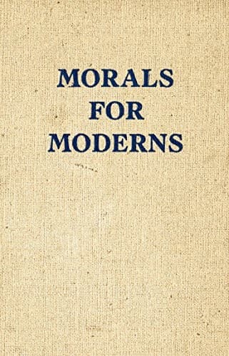Tapa de Morals For Moderns