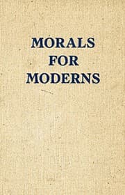 Tapa de Morals For Moderns