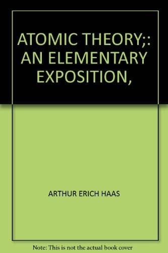 Tapa de Atomic theory;: An elementary exposition,