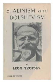 Tapa de Stalinism and bolshevism;: Concerning the historical and theoretical roots of the Fourth International