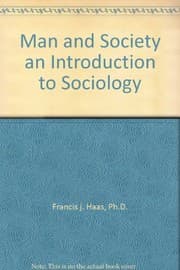Tapa de Man and Society an Introduction to Sociology