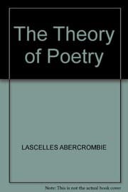 Tapa de The Theory of Poetry