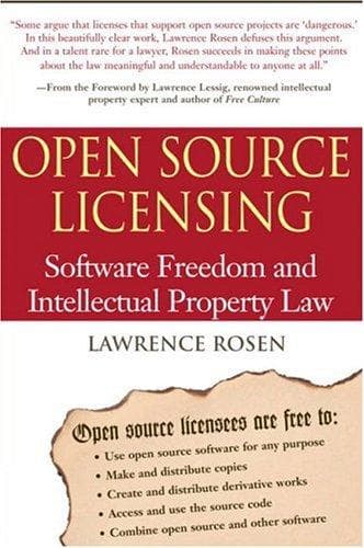 Tapa de Open source licensing