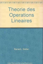 Tapa de Theorie Des Operations Lineaires