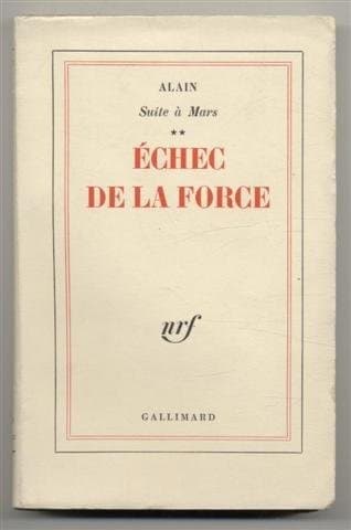 Tapa de Suite à Mars: Echec de la force (Volume 2)