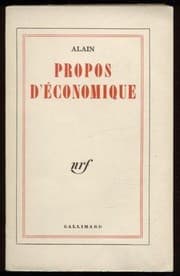 Tapa de Propos d'économique