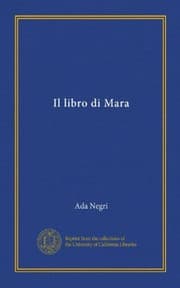 Tapa de Il libro di Mara (Italian Edition)
