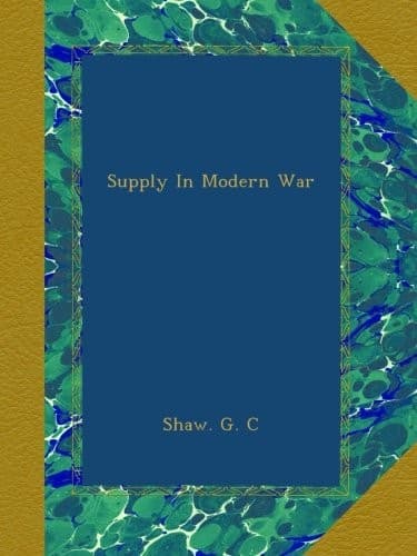 Tapa de Supply In Modern War