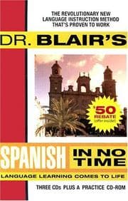 Tapa de Dr. Blair's Spanish in No Time
