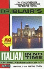 Tapa de Dr. Blair's Italian in No Time