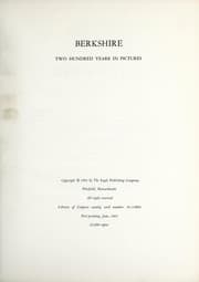 Tapa de Berkshire, two hundred years in pictures, 1761-1961