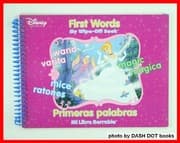 Tapa de Disney Princess First Words - My Wipe-off Book (English & Spanish)
