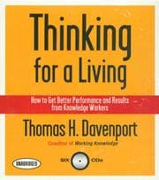 Tapa de Thinking for a Living
