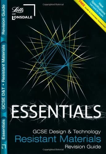 Tapa de Collins GCSE Essentialsresistant Materials: Revision Guide