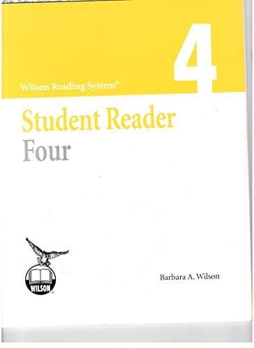 Tapa de Wilson Reading System Student Reader Four
