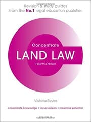 Tapa de Land Law Concentrate: Law Revision and Study Guide
