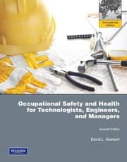 Tapa de Occupational Safety and Health for Technologists, Engineers, and Managers: International Edition