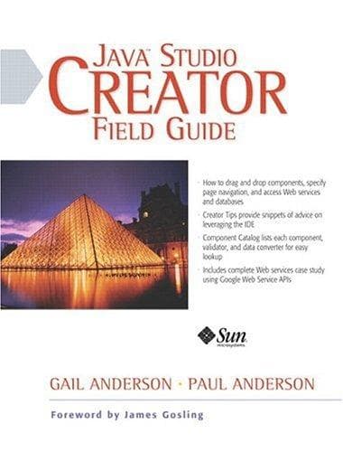 Tapa de Java studio creator field guide