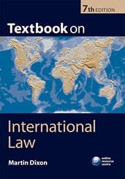Tapa de Textbook on International Law