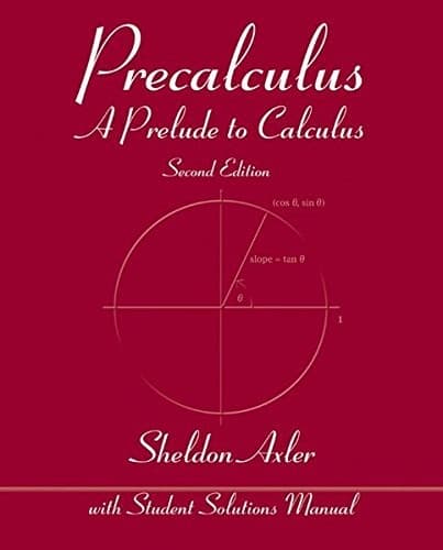 Tapa de Precalculus: A Prelude to Calculus