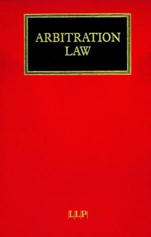Tapa de Arbitration law