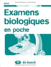Tapa de Examens biologiques en poche
