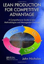 Tapa de Lean production for competitive advantage