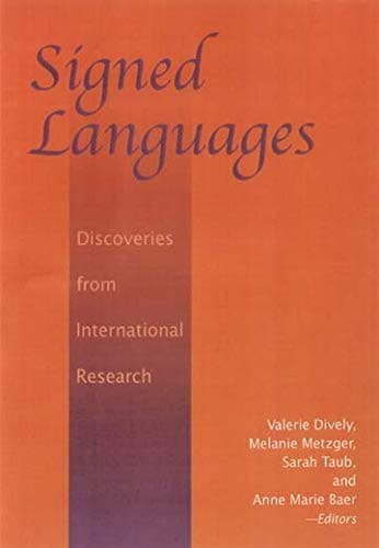 Tapa de Signed Languages: Discoveries from International Research