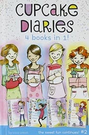 Tapa de Cupcake Diaries 4 Books in 1! #2: Katie, Batter Up!; Mia's Baker's Dozen; Emma All Stirred Up!; Alexis Cool as a Cupcake