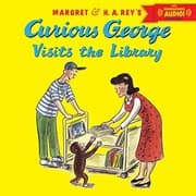 Tapa de Curious George Visits the Library with downloadable audio
