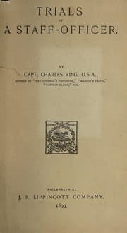 Tapa de Trials of a staff-officer